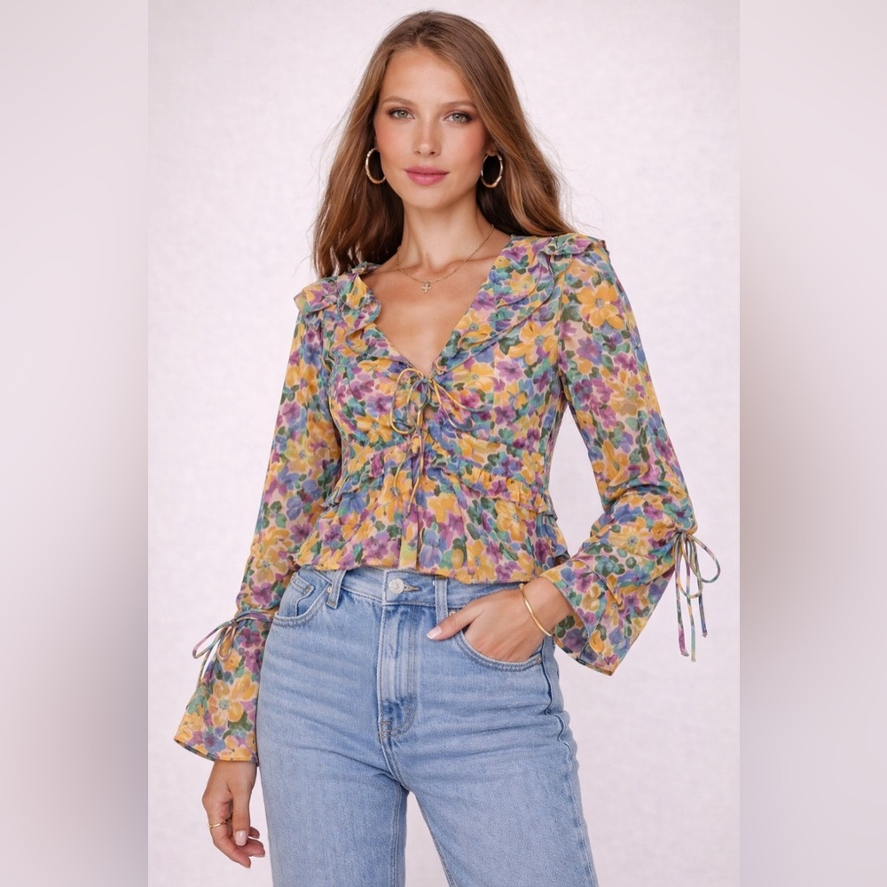 LOST + WANDER Florescence Top floral